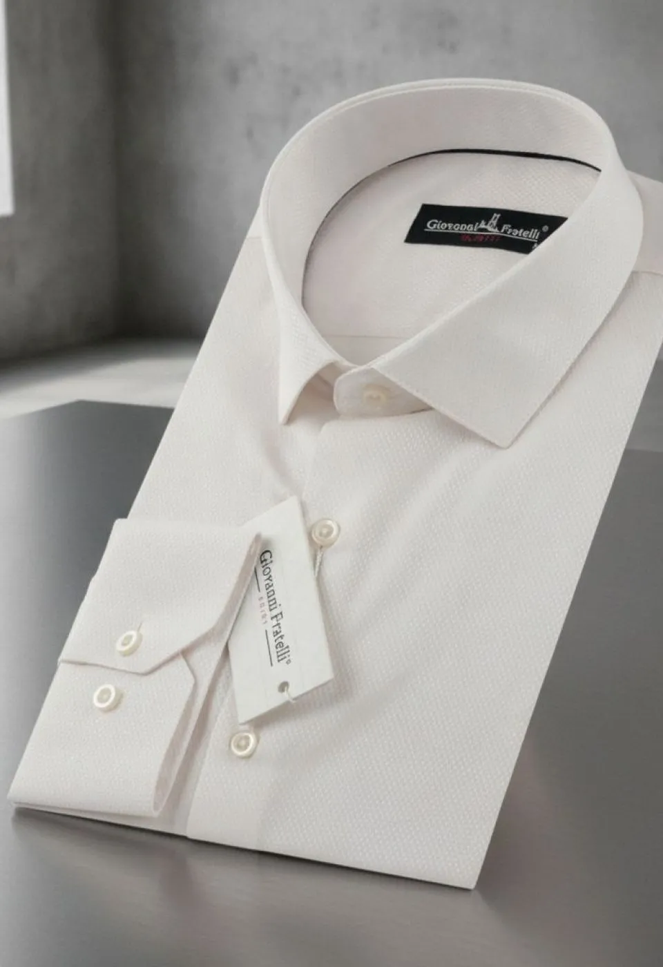 Slim Fit Uzun Kol Desenli Jakar Erkek Gömlek 0101 CR 005