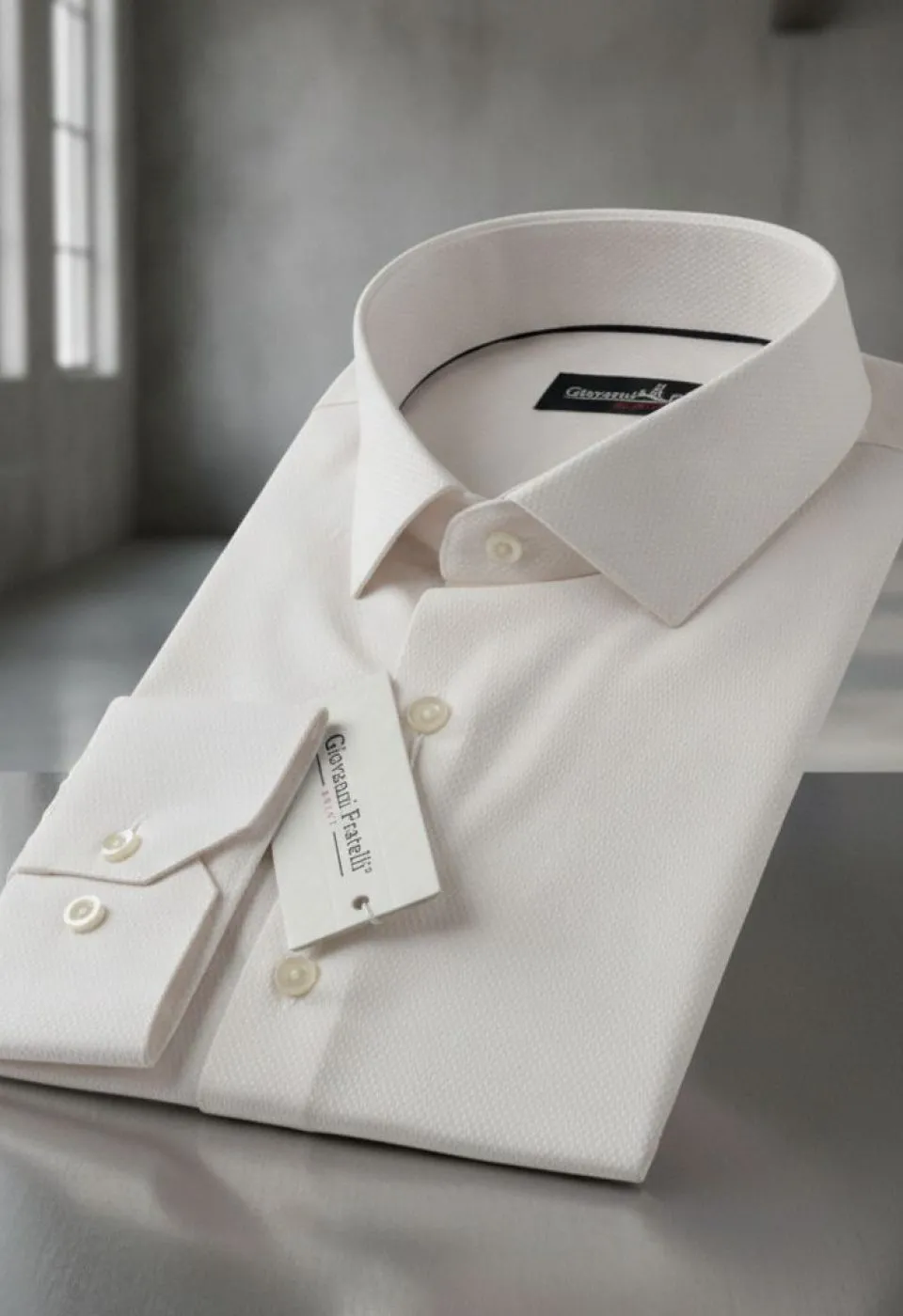 Slim Fit Uzun Kol Desenli Jakar Erkek Gömlek 0101 CR 005 - Giovanni Fratelli
