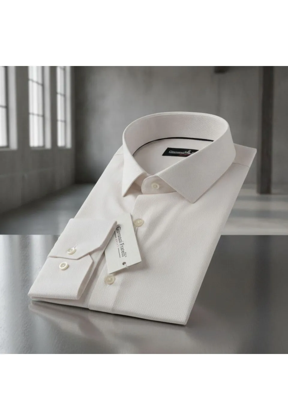 Slim Fit Uzun Kol Desenli Jakar Erkek Gömlek 0101 CR 005 - Giovanni Fratelli