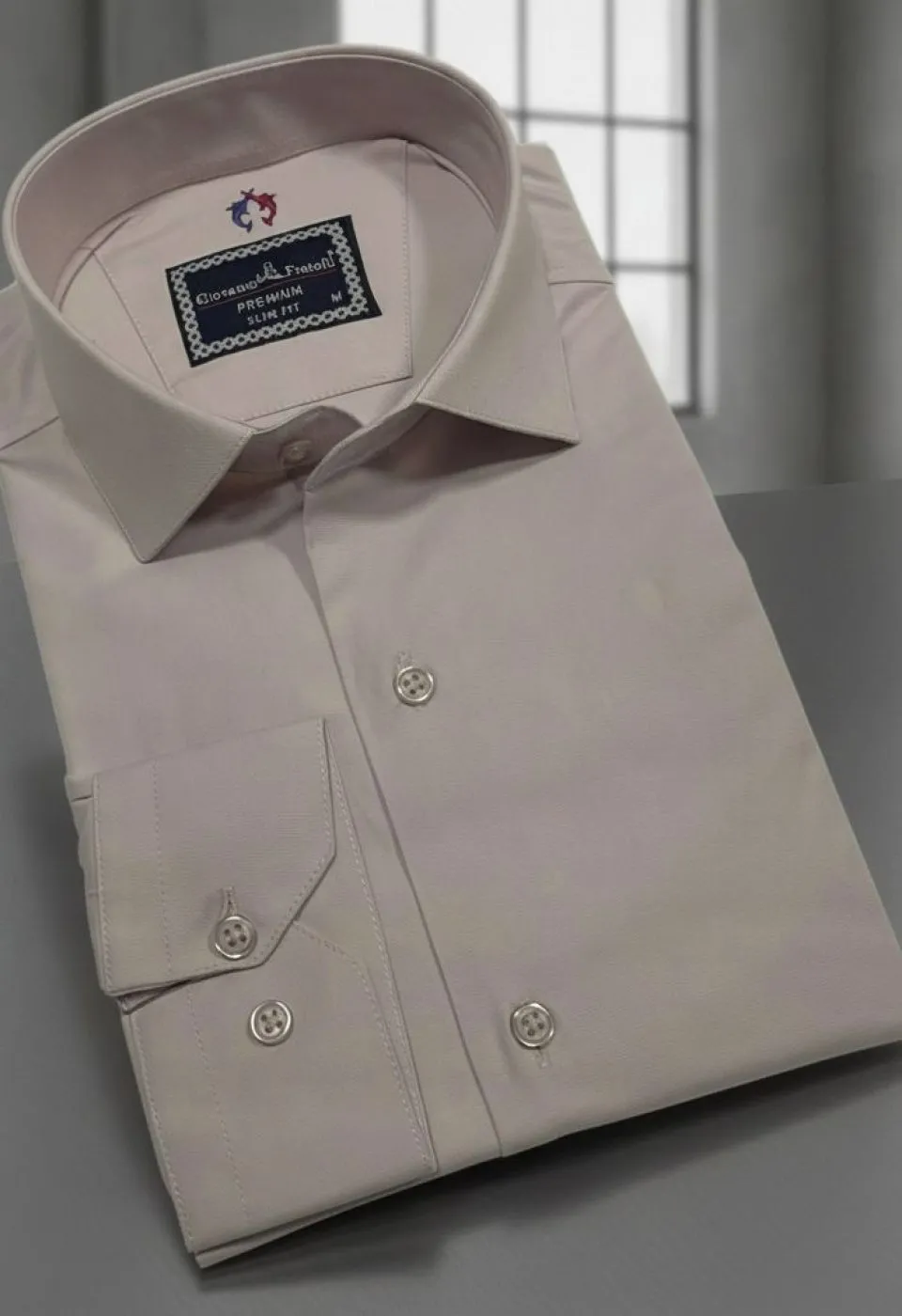 Slim Fit Uzun Kol Düz Renk Oxford Erkek Gömlek 3GMK321171029 - Giovanni Fratelli