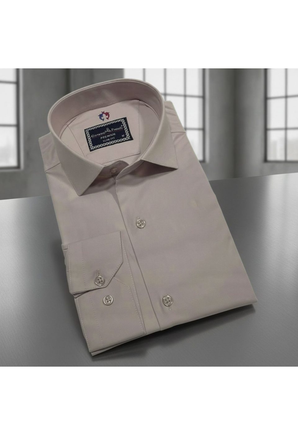 Slim Fit Uzun Kol Düz Renk Oxford Erkek Gömlek 3GMK321171029 - Giovanni Fratelli