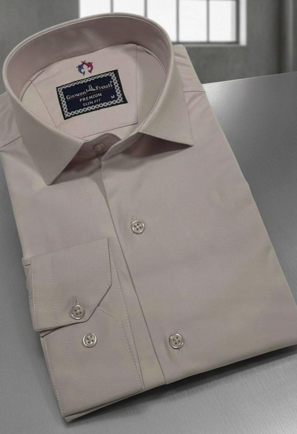 Slim Fit Uzun Kol Düz Renk Oxford Erkek Gömlek 3GMK321171029