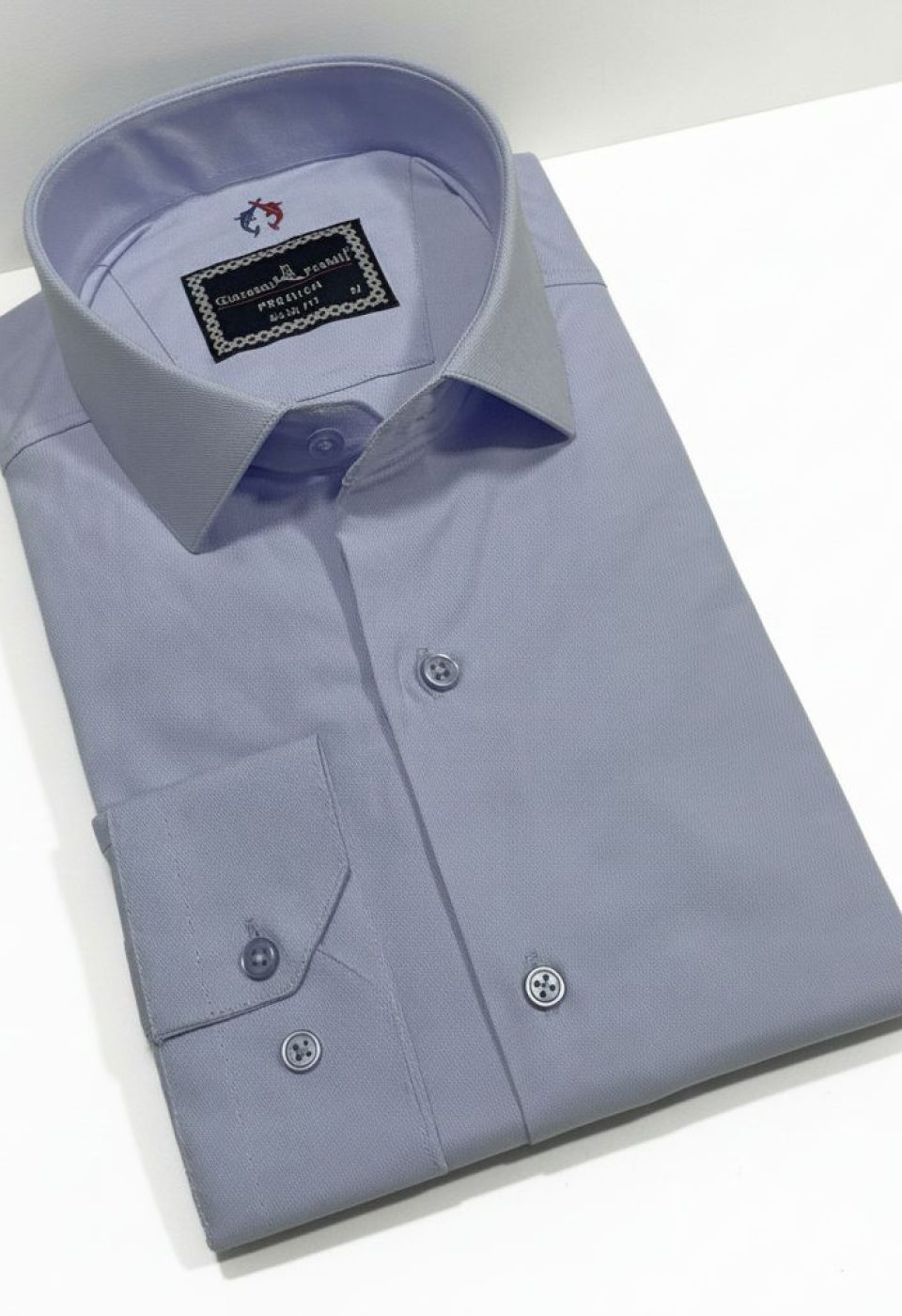 Slim Fit Uzun Kol Düz Renk Oxford Erkek Gömlek 3GMK321171030 - Giovanni Fratelli