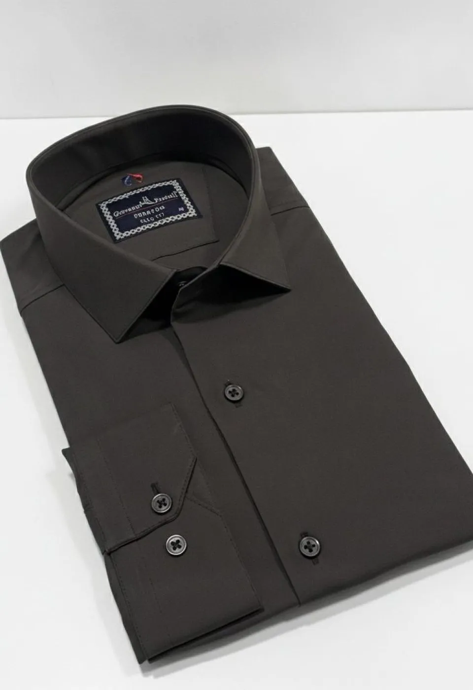 Slim Fit Uzun Kol Düz Renk Oxford Erkek Gömlek 3GMK321171031 - Giovanni Fratelli