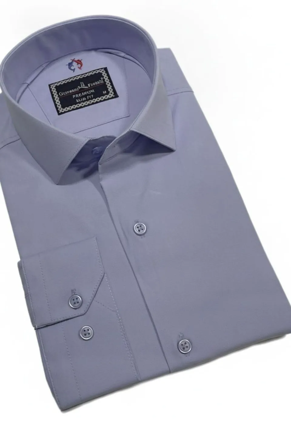 Slim Fit Uzun Kol Düz Renk Oxford Erkek Gömlek 3GMK321171032 - Giovanni Fratelli