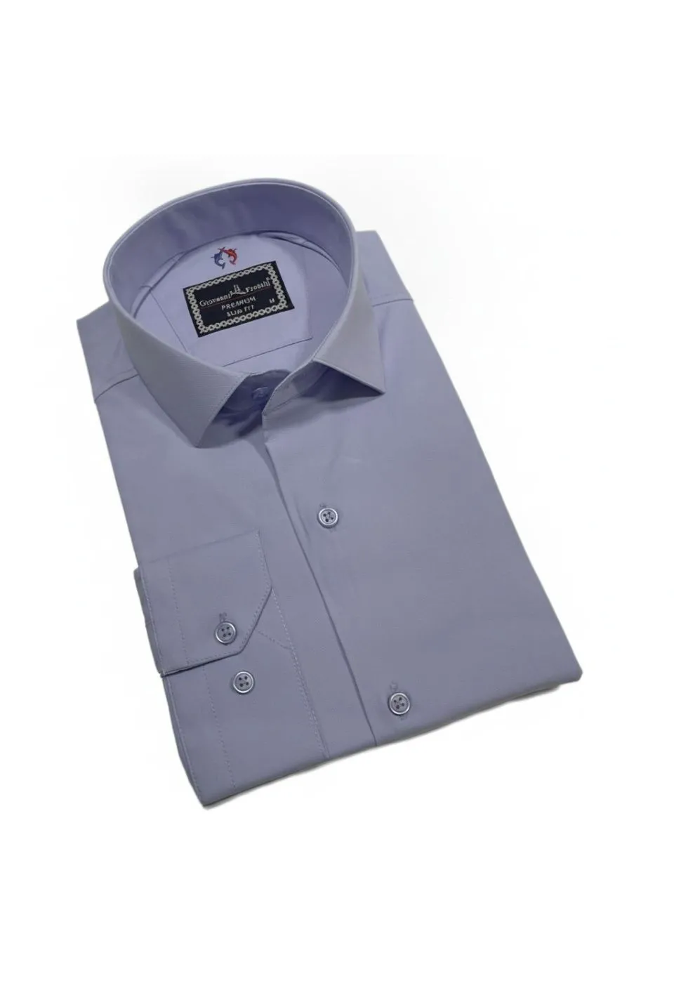 Slim Fit Uzun Kol Düz Renk Oxford Erkek Gömlek 3GMK321171032 - Giovanni Fratelli