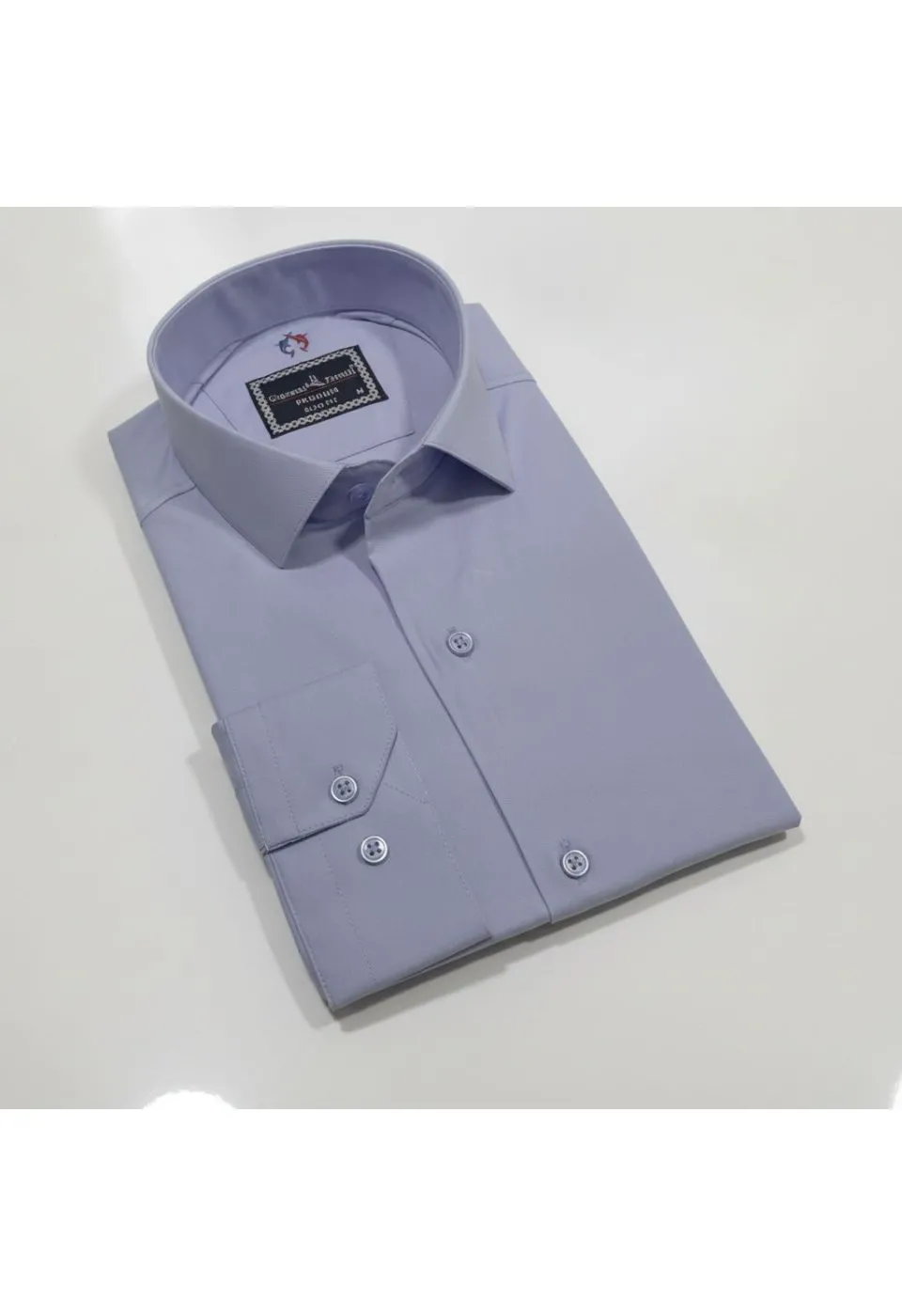 Slim Fit Uzun Kol Düz Renk Oxford Erkek Gömlek 3GMK321171032 - Giovanni Fratelli