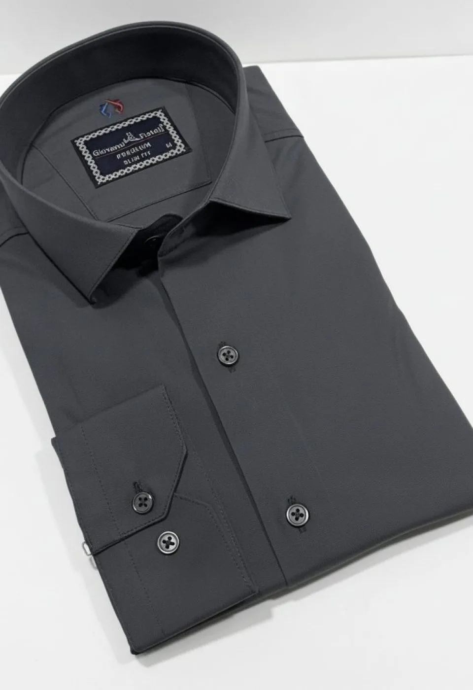 Slim Fit Uzun Kol Düz Renk Oxford Erkek Gömlek 3GMK321171033 - Giovanni Fratelli
