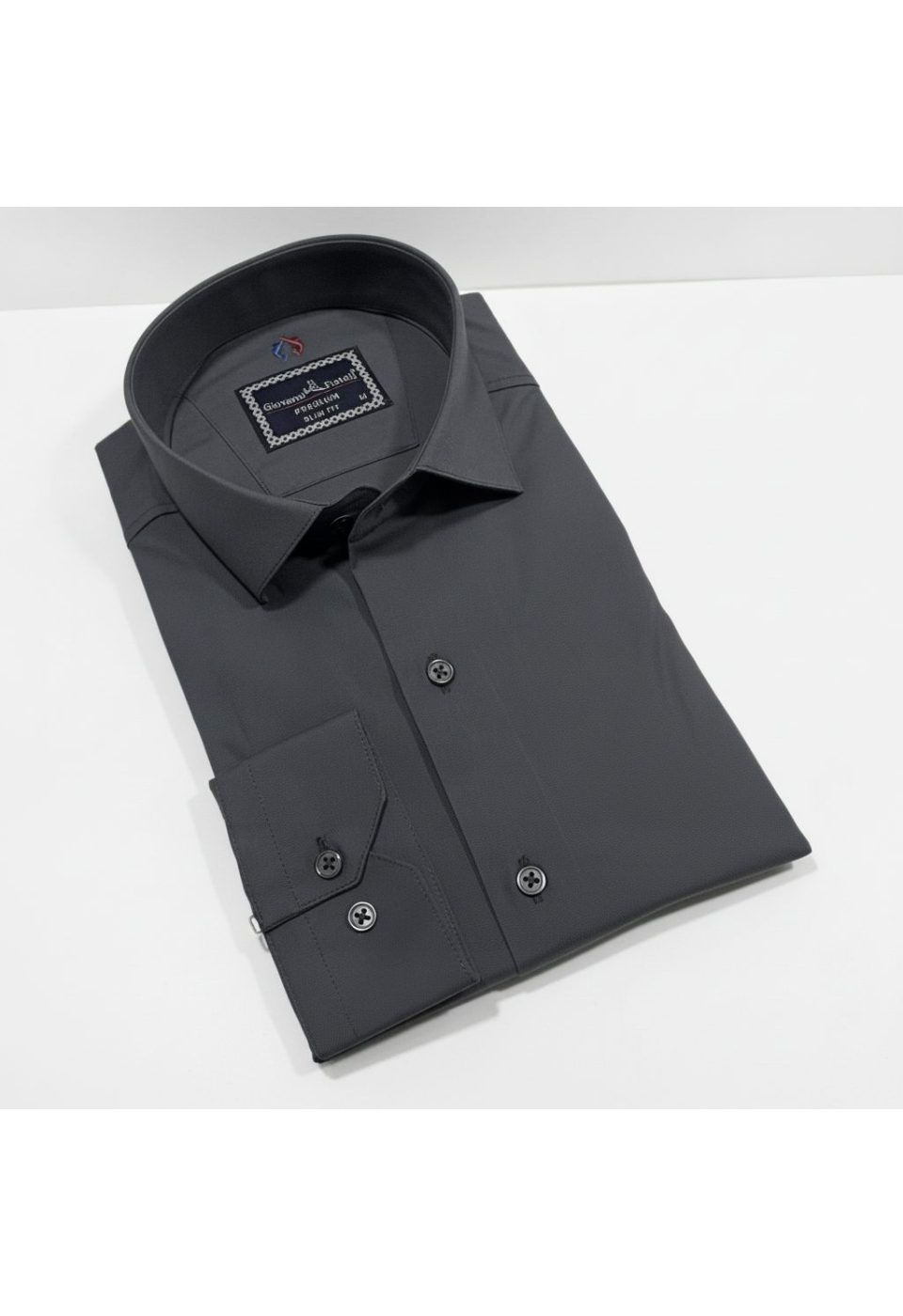 Slim Fit Uzun Kol Düz Renk Oxford Erkek Gömlek 3GMK321171033 - Giovanni Fratelli
