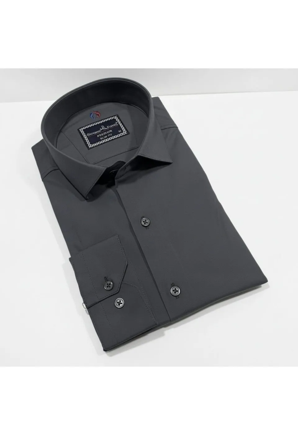 Slim Fit Uzun Kol Düz Renk Oxford Erkek Gömlek 3GMK321171033 - Giovanni Fratelli