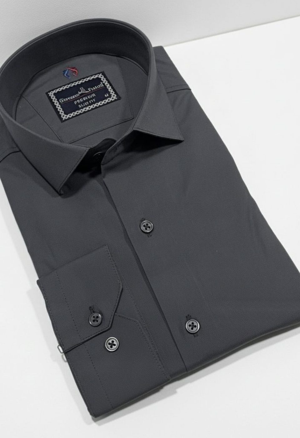 Slim Fit Uzun Kol Düz Renk Oxford Erkek Gömlek 3GMK321171033