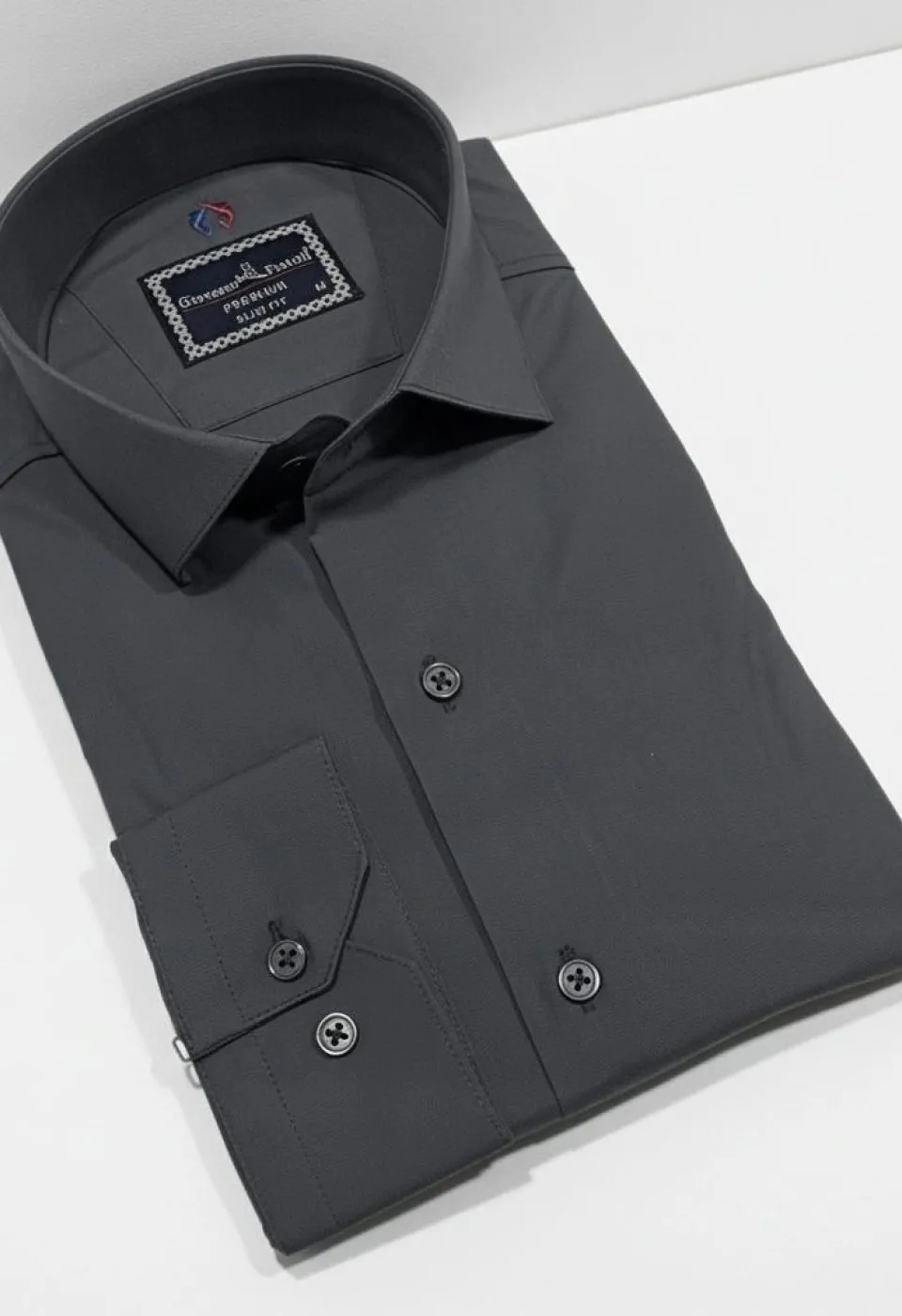 Slim Fit Uzun Kol Düz Renk Oxford Erkek Gömlek 3GMK321171033 - Giovanni Fratelli