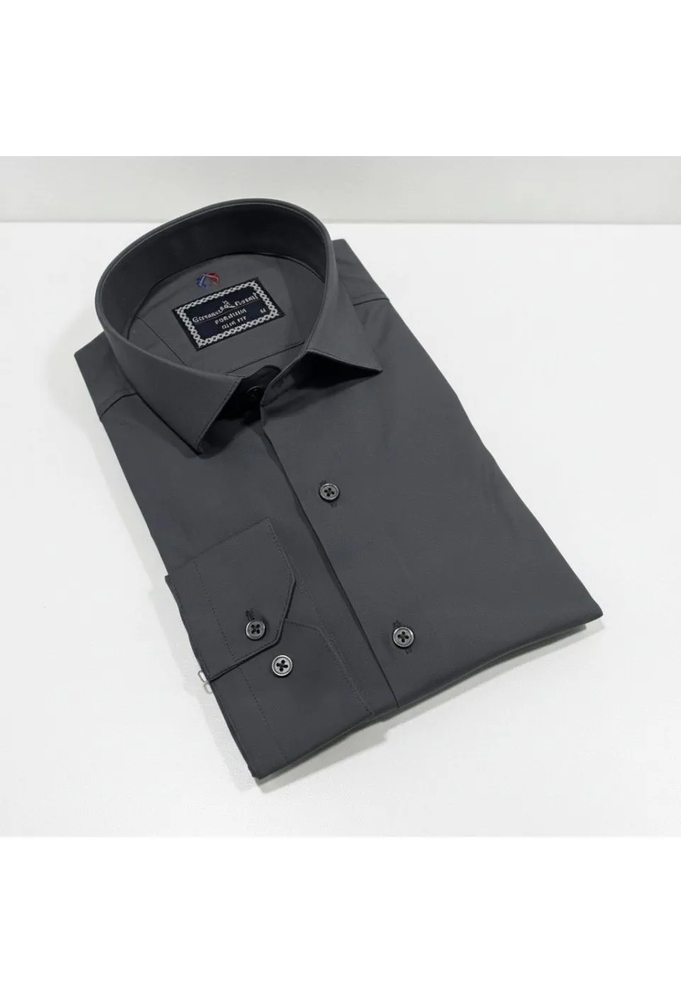 Slim Fit Uzun Kol Düz Renk Oxford Erkek Gömlek 3GMK321171033 - Giovanni Fratelli