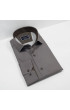 Slim Fit Uzun Kol Desenli Saten Gömlek 3GMK312478001
