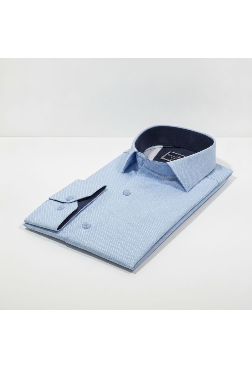 Slim Fit Uzun Kol Desenli Saten Gömlek 3GMK312478003 - Giovanni Fratelli