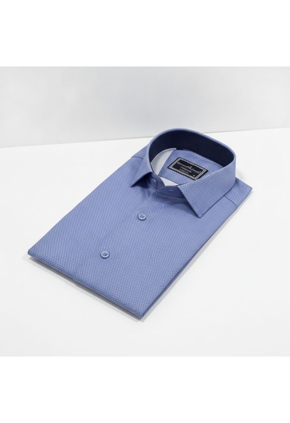 Slim Fit Uzun Kol Desenli Saten Gömlek 3GMK312478004 - Giovanni Fratelli