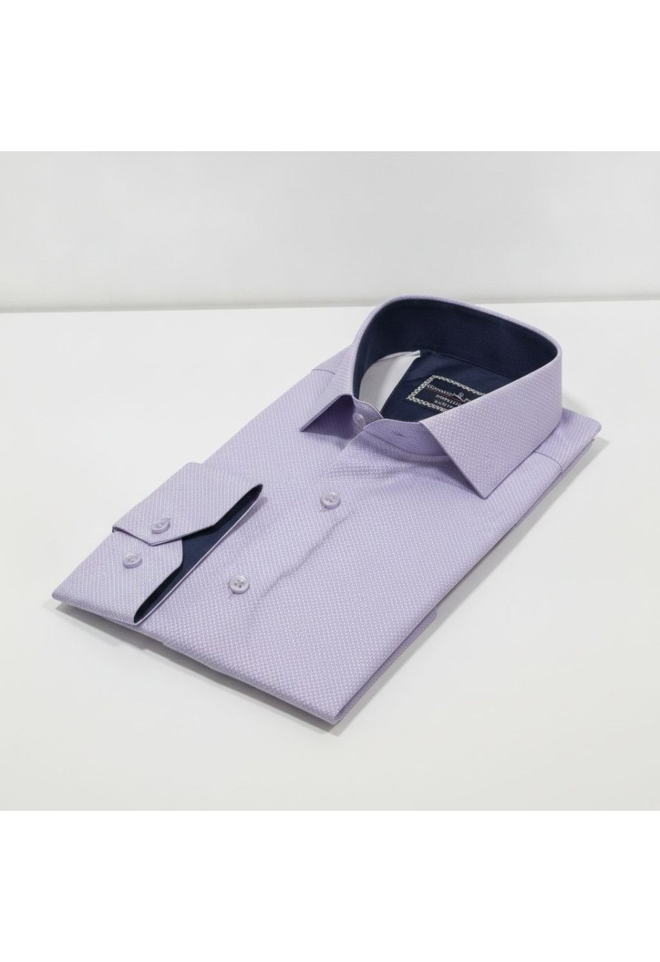 Slim Fit Uzun Kol Desenli Saten Gömlek 3GMK312478005 - Giovanni Fratelli
