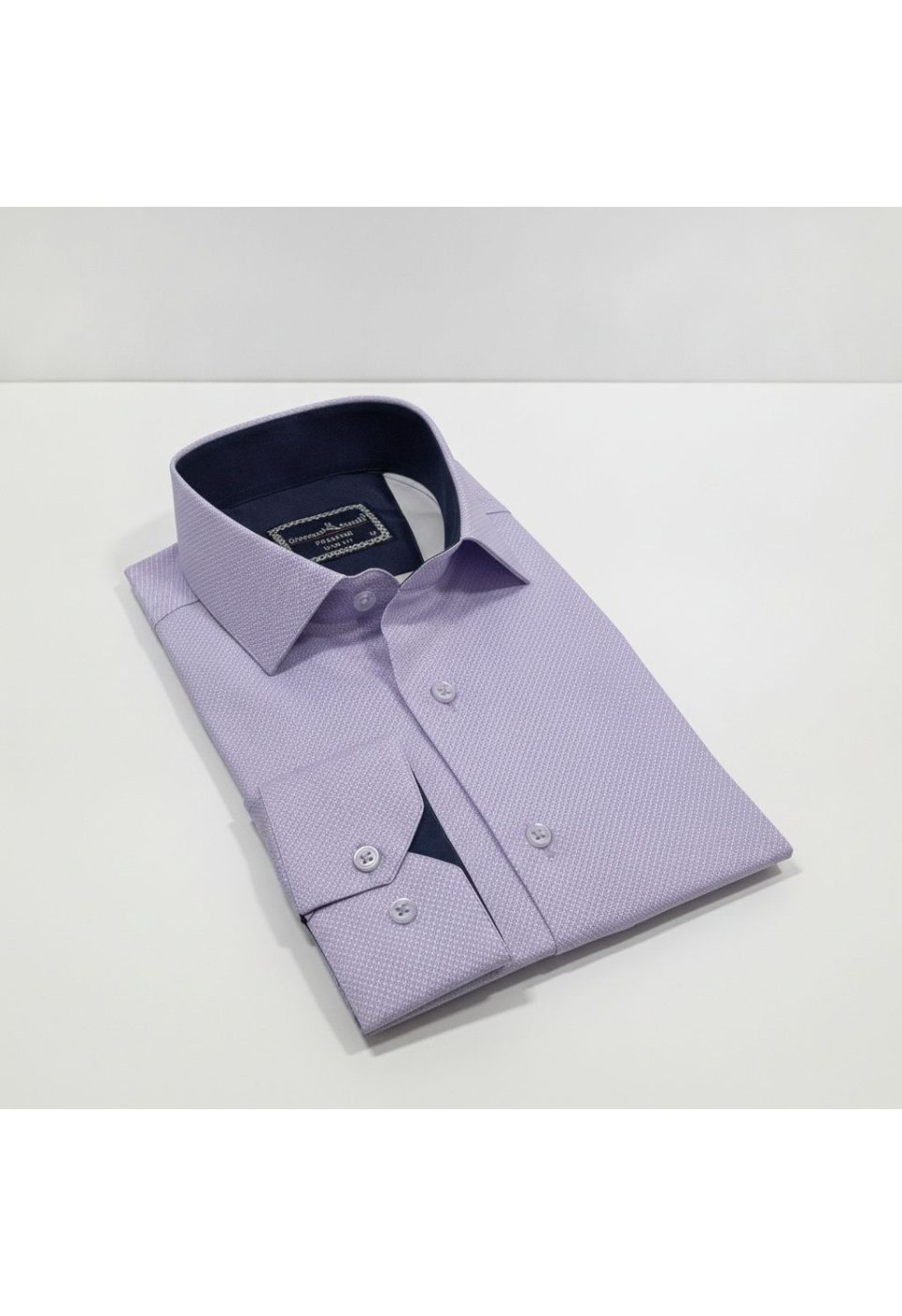 Slim Fit Uzun Kol Desenli Saten Gömlek 3GMK312478005 - Giovanni Fratelli