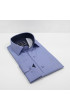 Slim Fit Uzun Kol Desenli Saten Gömlek 3GMK312478006