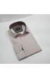 Slim Fit Uzun Kol Desenli Saten Gömlek 3GMK312478007