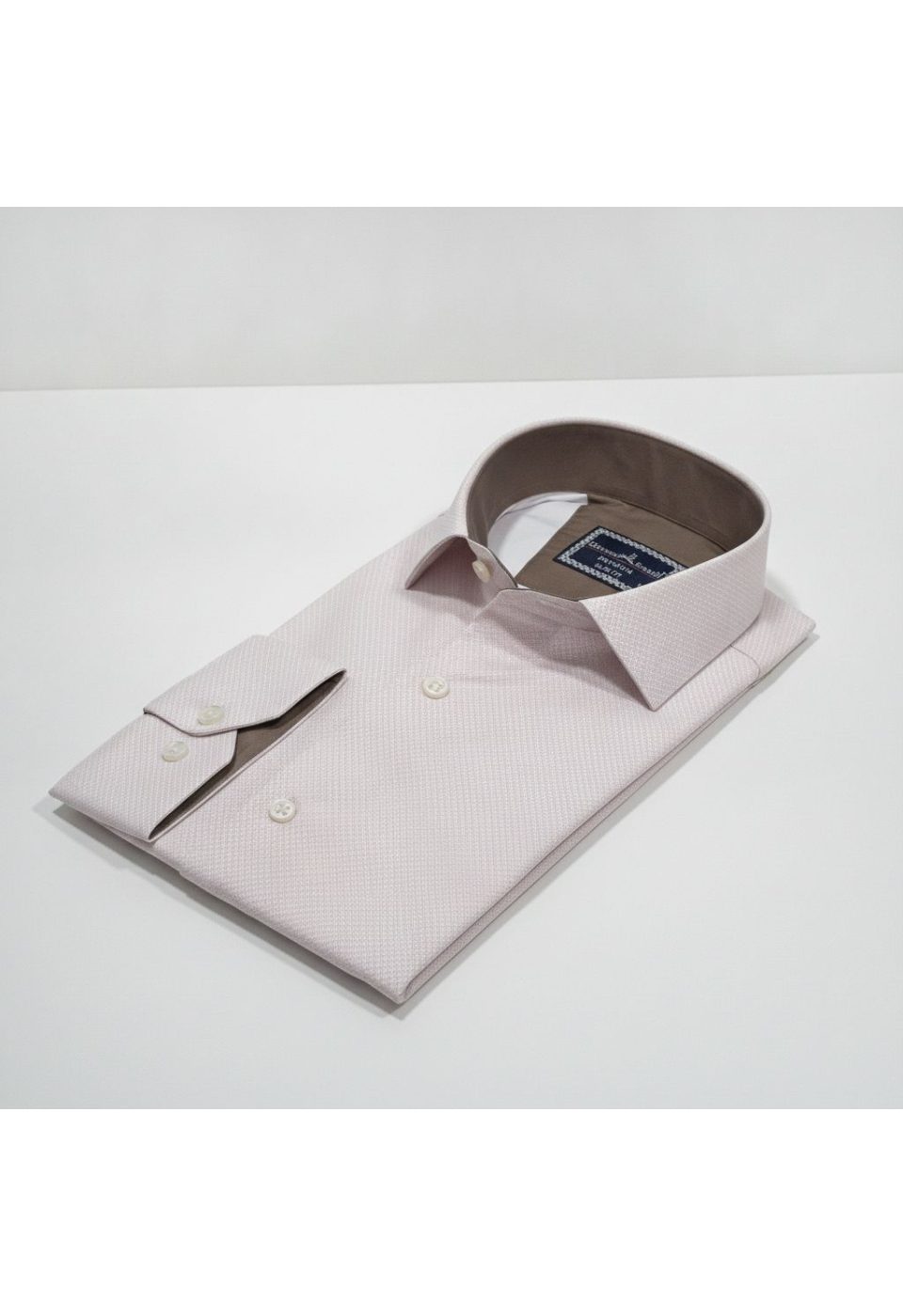 Slim Fit Uzun Kol Desenli Saten Gömlek 3GMK312478007 - Giovanni Fratelli