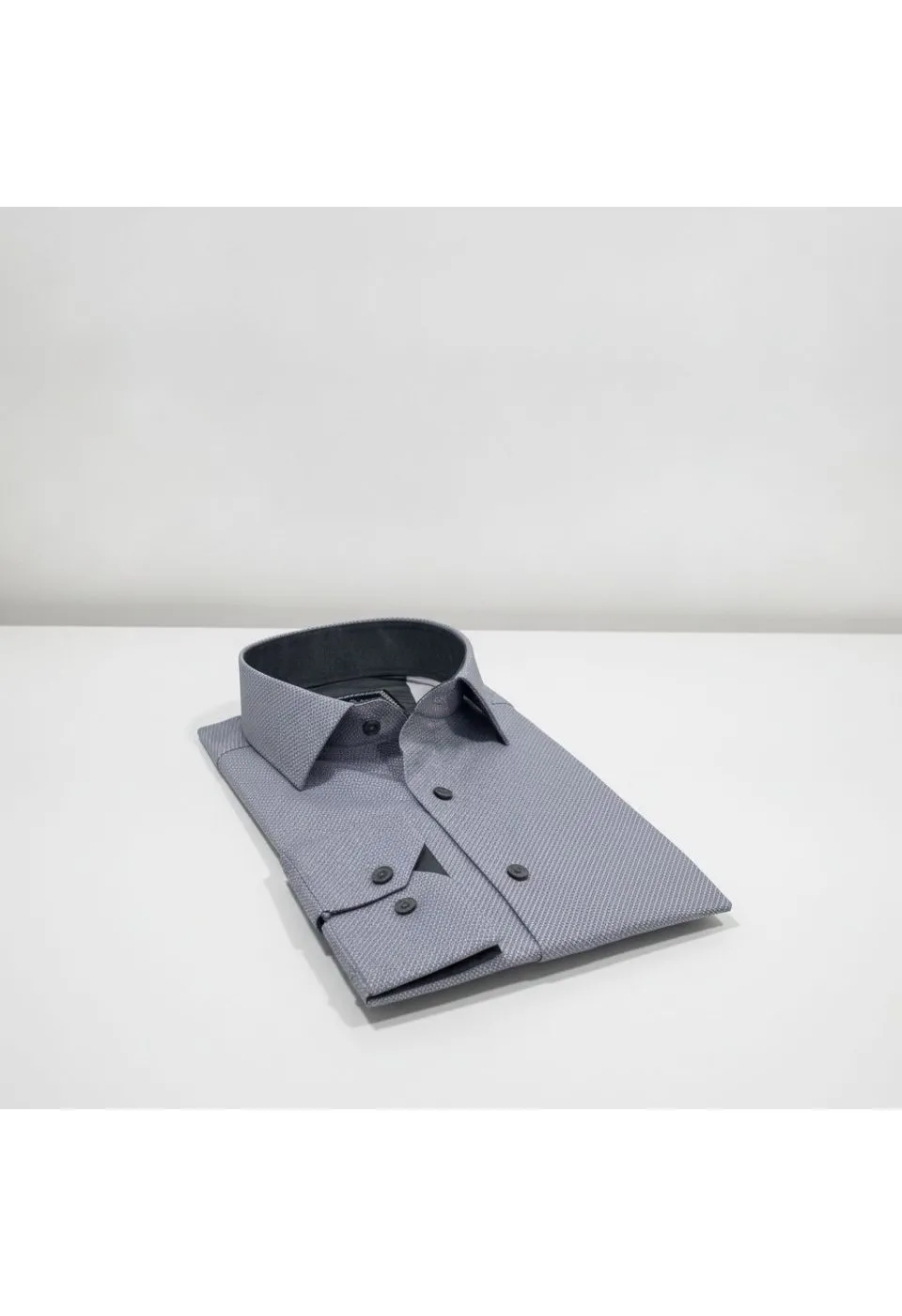 Slim Fit Uzun Kol Desenli Saten Gömlek 3GMK312478010 - Giovanni Fratelli