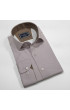 Slim Fit Uzun Kol Desenli Saten Gömlek 3GMK312478012