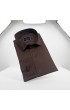 Slim Fit Uzun Kol Düz Renk Saten Erkek Gömlek 3GMK313031020 Slim Fit Uzun Kol Düz Renk Saten Erkek Gömlek 3GMK313031020