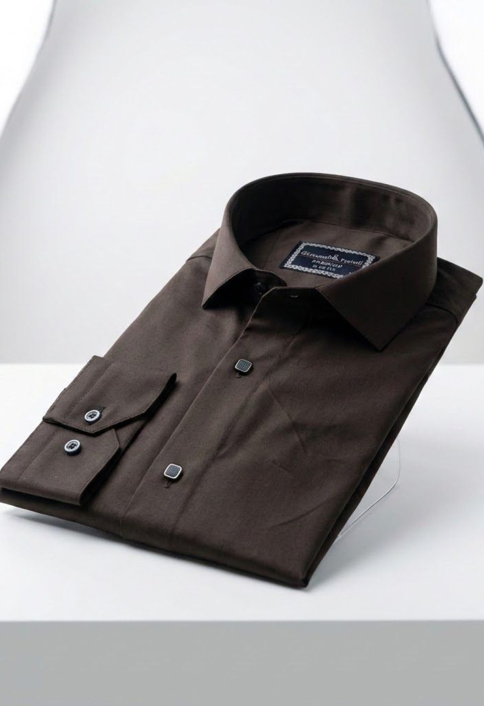 3031 CR SATIN 020 Slim Fit Uzun Kol Düz Renk Saten Erkek Gömlek 3GMK313031020 - Giovanni Fratelli
