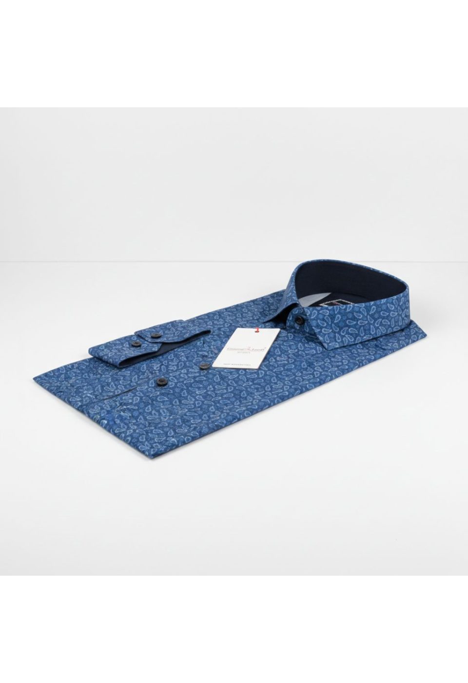 6115 CR DIGITAL 010 Slim Fit Uzun Kol Desenli Dijital Baskılı Erkek Gömlek 3GMK316115010 - Giovanni Fratelli