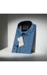 Slim Fit Uzun Kol Desenli Dijital Baskılı Erkek Gömlek 3GMK316115012