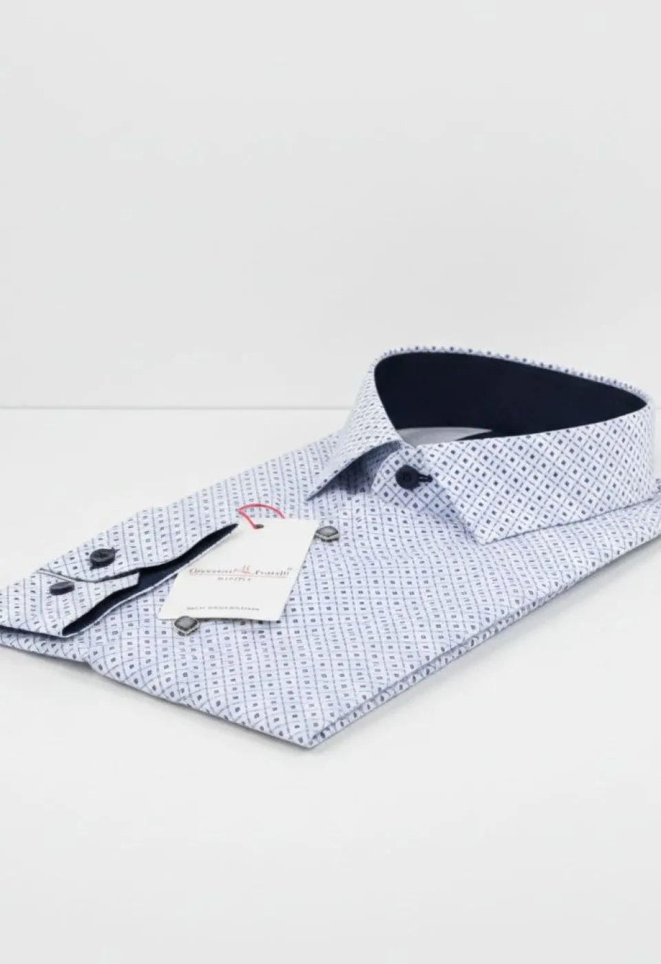 Slim Fit Uzun Kol Desenli Dijital Baskılı Erkek Gömlek 3GMK316116010