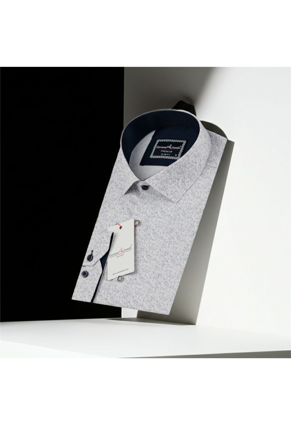 6116 CR DIGITAL 019 Slim Fit Uzun Kol Desenli Dijital Baskılı Erkek Gömlek 3GMK316116019 - Giovanni Fratelli