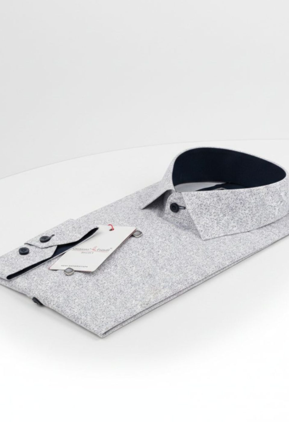 Slim Fit Uzun Kol Desenli Dijital Baskılı Erkek Gömlek 3GMK316116019