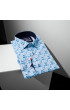 Slim Fit Uzun Kol Desenli Dijital Baskılı Erkek Gömlek 3GMK316118001 Slim Fit Uzun Kol Desenli Dijital Baskılı Erkek Gömlek 3GMK316118001