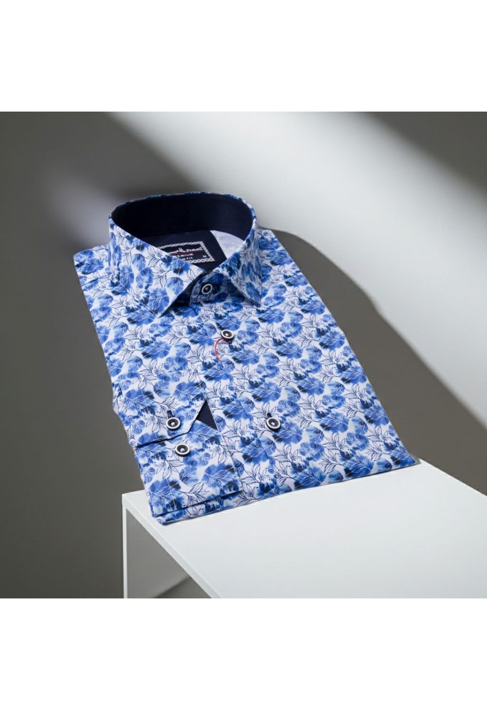 6118 CR DIGITAL 004 Slim Fit Uzun Kol Desenli Dijital Baskılı Erkek Gömlek 3GMK316118004 - Giovanni Fratelli