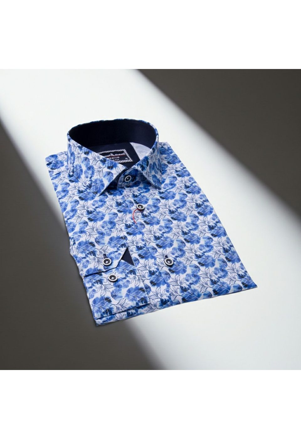 6118 CR DIGITAL 004 Slim Fit Uzun Kol Desenli Dijital Baskılı Erkek Gömlek 3GMK316118004 - Giovanni Fratelli