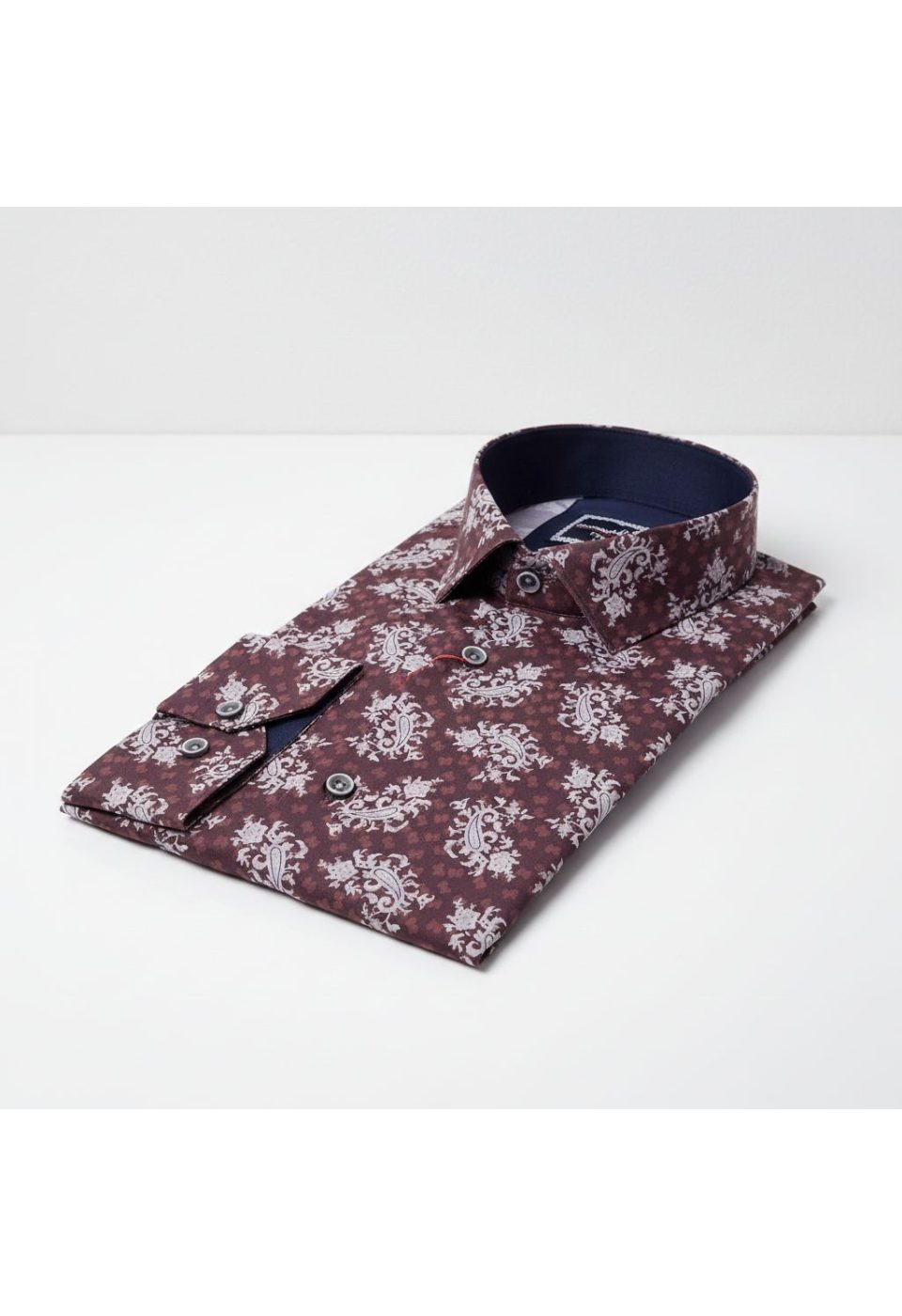 6118 CR DIGITAL 006 Slim Fit Uzun Kol Desenli Dijital Baskılı Erkek Gömlek 3GMK316118006 - Giovanni Fratelli