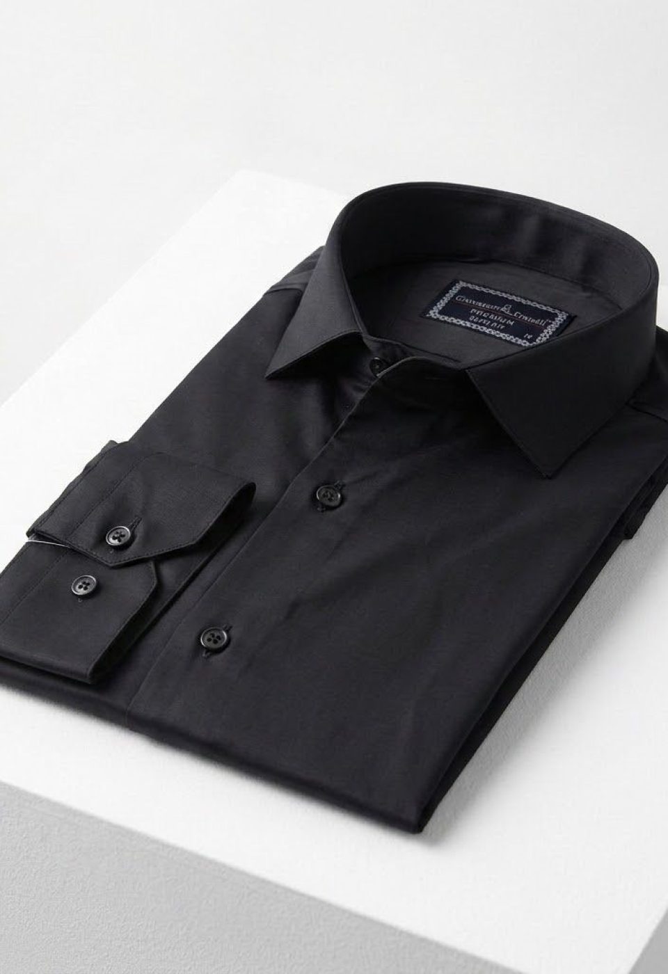 7091 CR SATIN 045 Slim Fit Uzun Kol Düz Renk Saten Erkek Gömlek 3GMK327091045 - Giovanni Fratelli
