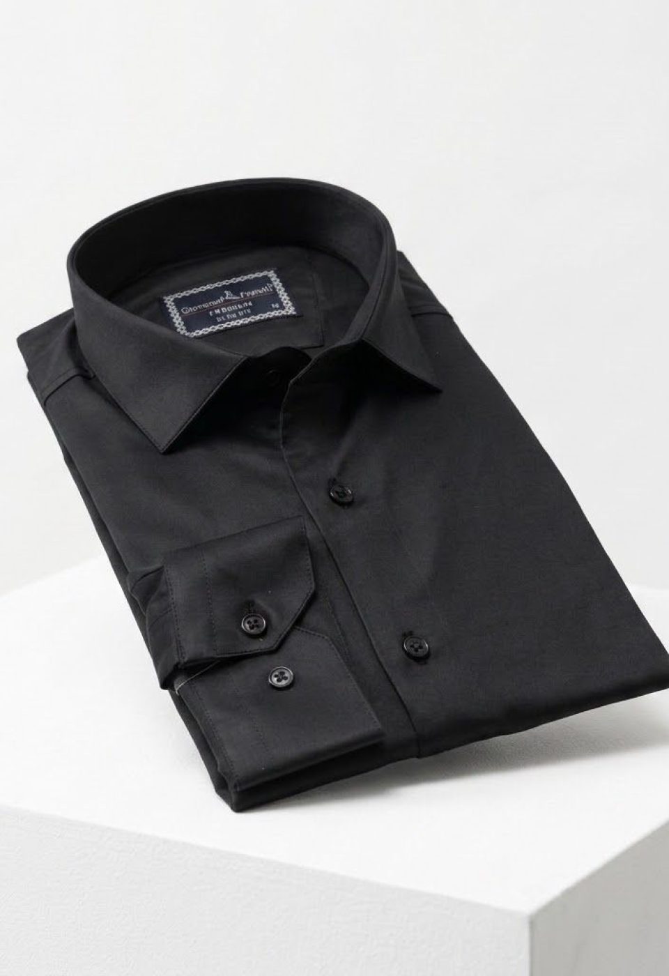 7091 CR SATIN 045 Slim Fit Uzun Kol Düz Renk Saten Erkek Gömlek 3GMK327091045 - Giovanni Fratelli