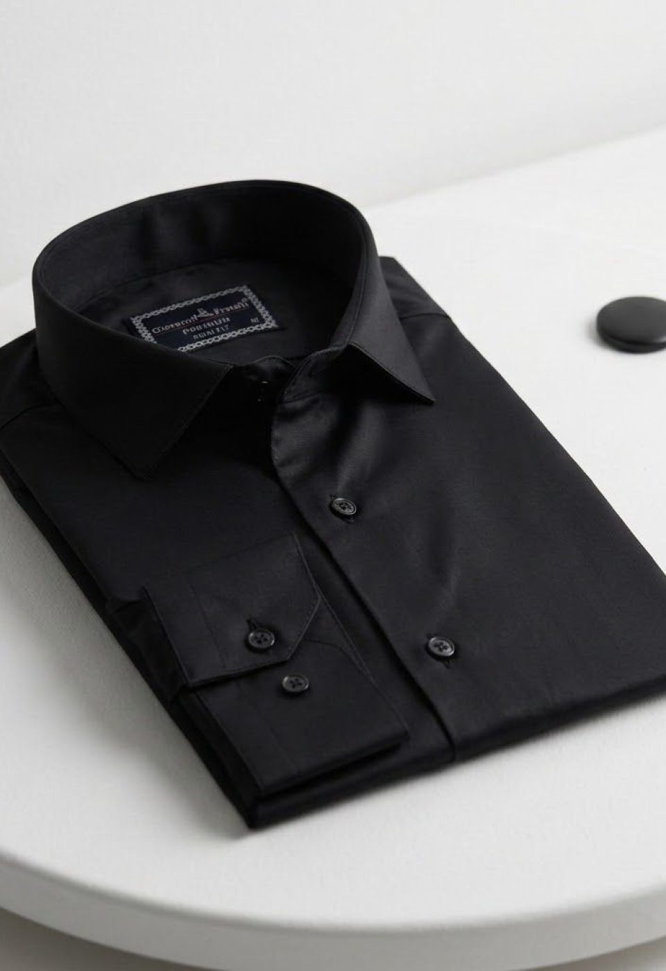 7091 CR SATIN 045 Slim Fit Uzun Kol Düz Renk Saten Erkek Gömlek 3GMK327091045 - Giovanni Fratelli