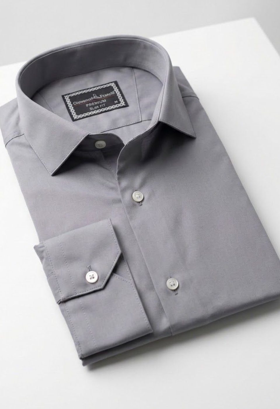 7091 CR SATIN 056 Slim Fit Uzun Kol Düz Renk Saten Erkek Gömlek 3GMK327091056 - Giovanni Fratelli