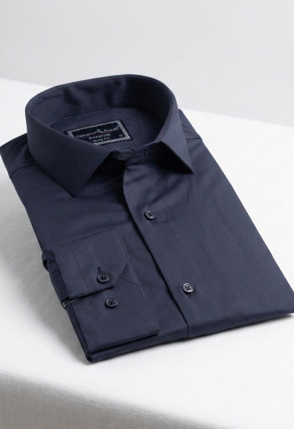 7091 CR SATIN 057 Slim Fit Uzun Kol Düz Renk Saten Erkek Gömlek 3GMK327091057 - Giovanni Fratelli