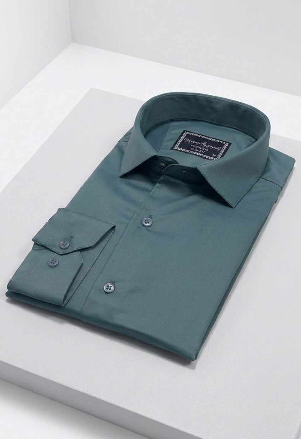 Slim Fit Uzun Kol Düz Renk Saten Erkek Gömlek 3GMK327091059 - Giovanni Fratelli