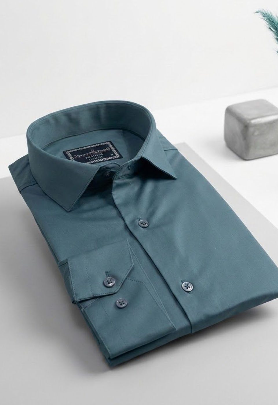 Slim Fit Uzun Kol Düz Renk Saten Erkek Gömlek 3GMK327091059 - Giovanni Fratelli