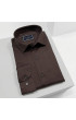 Slim Fit Uzun Kol Düz Renk Saten Erkek Gömlek 3GMK327091063