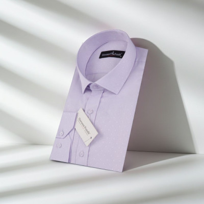 Slim Fit Uzun Kol Desenli Armürlü Jakar Erkek Gömlek 3GMK330372003 - Giovanni Fratelli