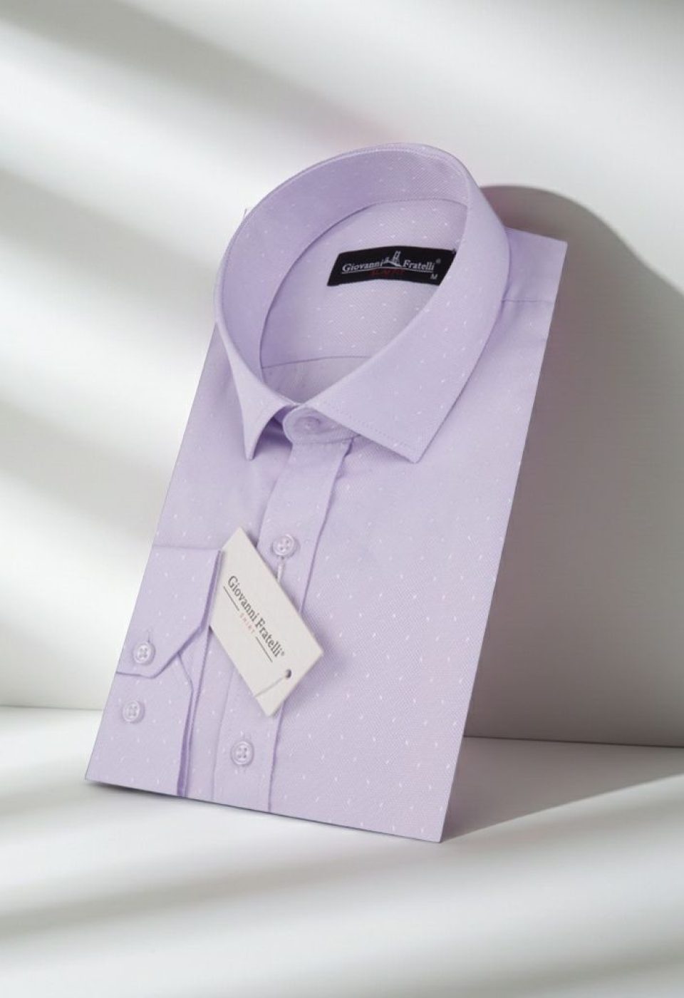 Slim Fit Uzun Kol Desenli Armürlü Jakar Erkek Gömlek 3GMK330372003