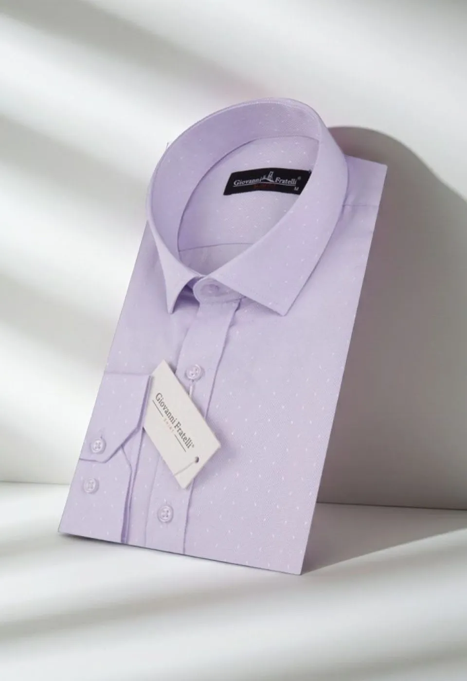 Slim Fit Uzun Kol Desenli Armürlü Jakar Erkek Gömlek 3GMK330372003 - Giovanni Fratelli