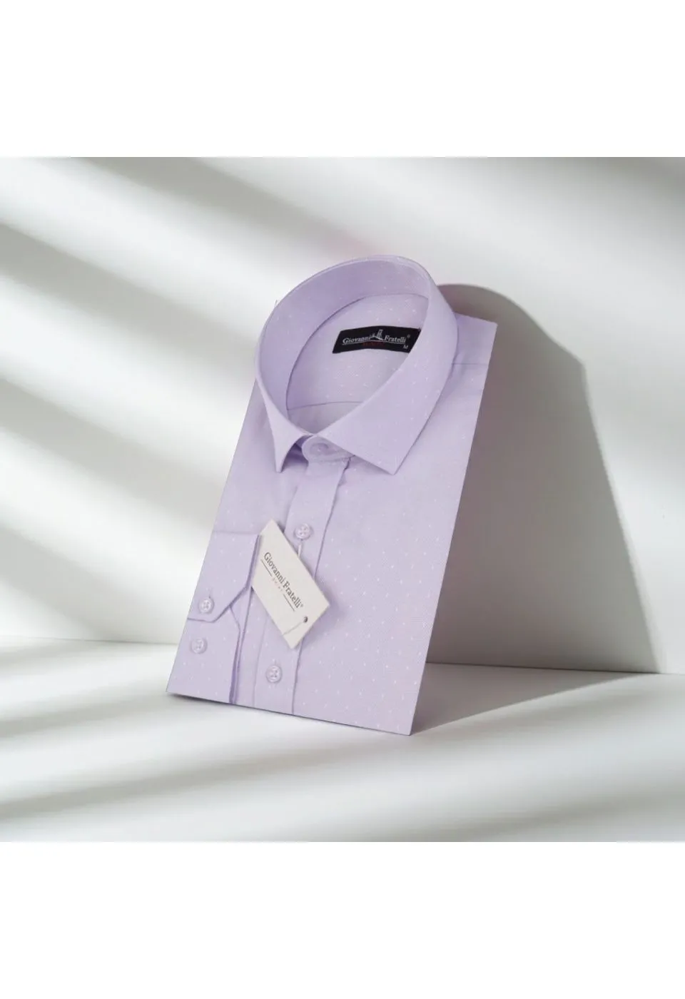 Slim Fit Uzun Kol Desenli Armürlü Jakar Erkek Gömlek 3GMK330372003 - Giovanni Fratelli